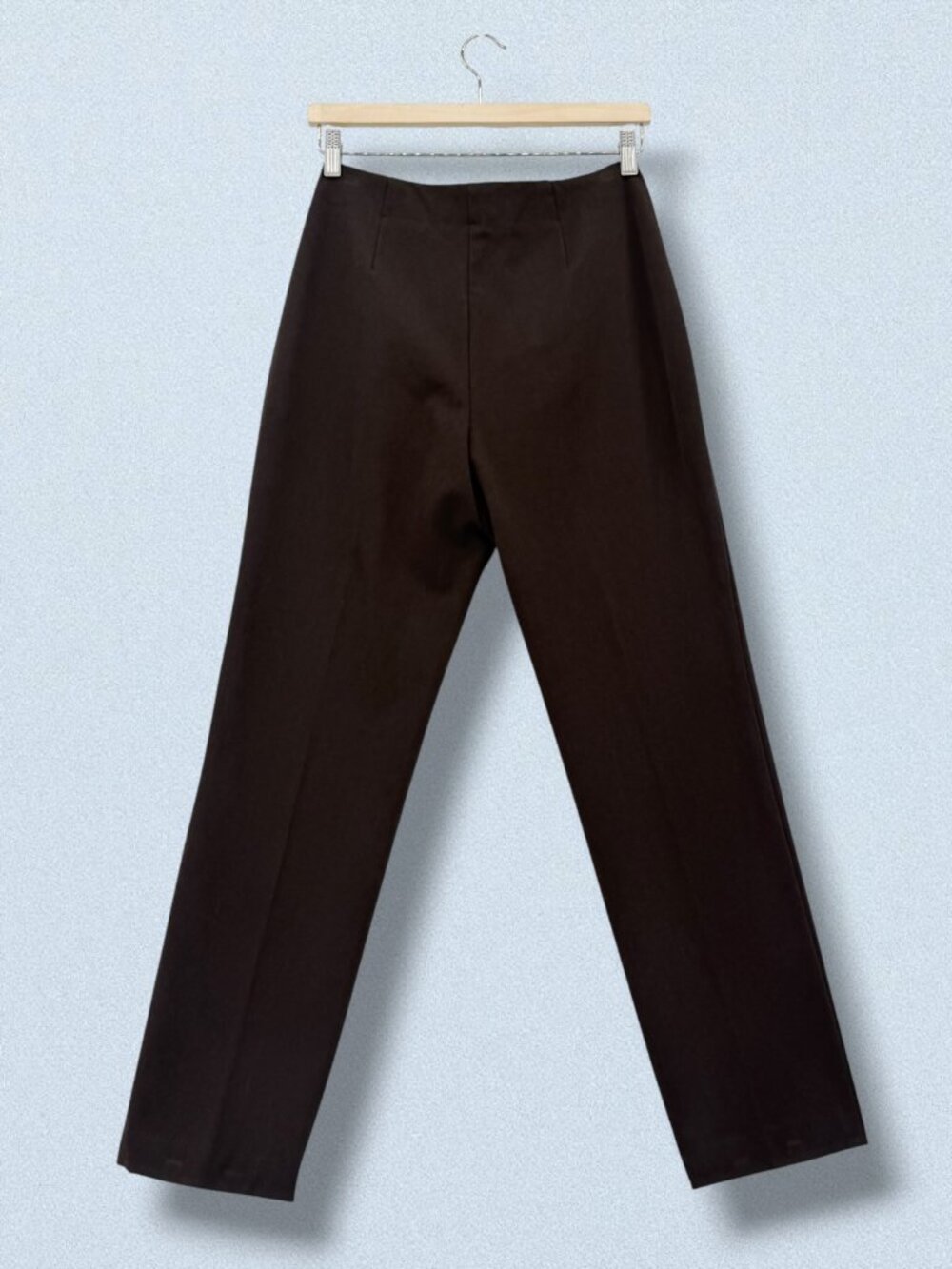 Talbots Brown Heritage Cut Straight Leg Professional Dress Pants 8 - Picture 4 of 6